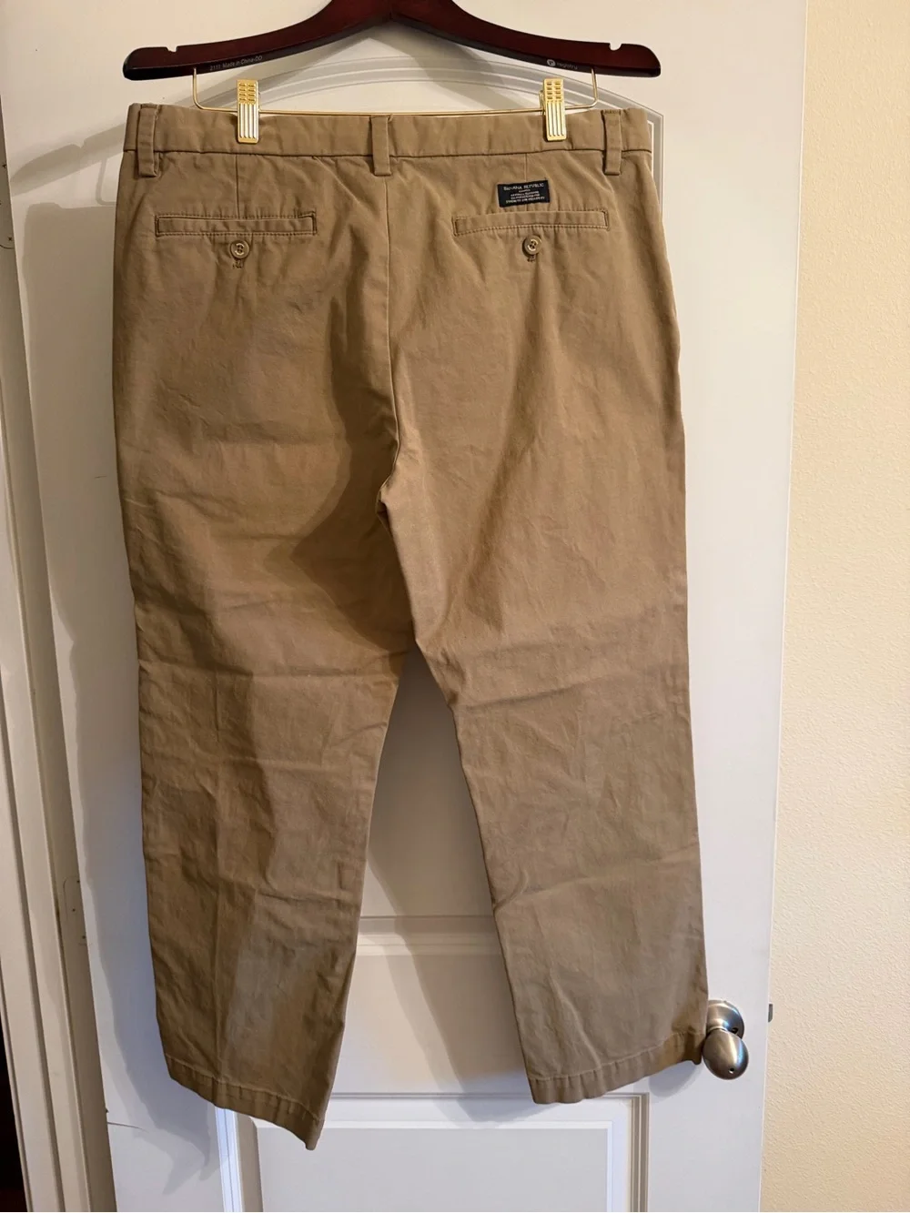 Banana Republic Khaki/Tan Chinos - Classic Straight Fit